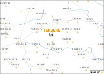 map of Tekdere