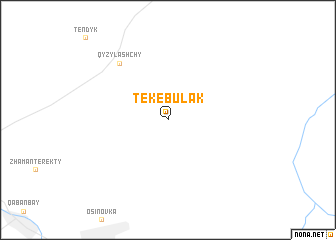 map of Tekebulak