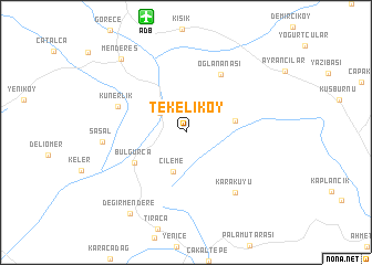 map of Tekeliköy