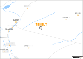 map of Tekely