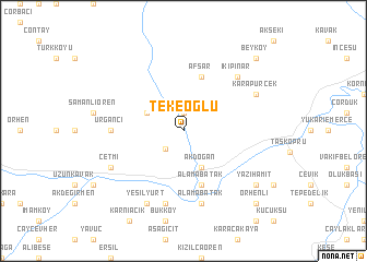 map of Tekeoğlu