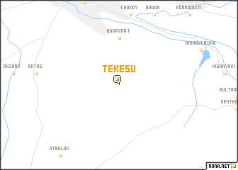 map of Tekesu