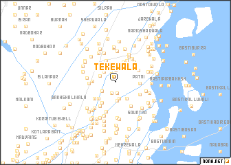 map of Tekewāla