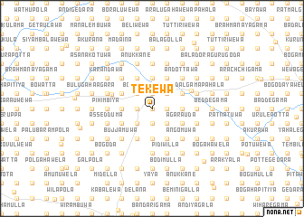 map of Tekewa