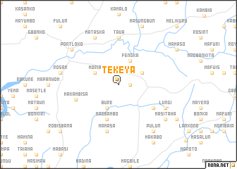 map of Tekeya