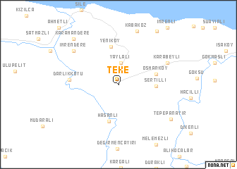 map of Teke