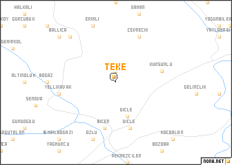 map of Teke