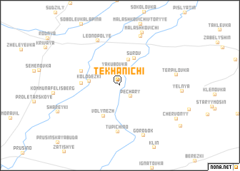 map of Tekhanichi