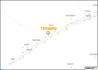 map of Tekharv