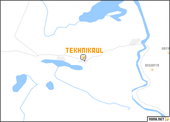 map of Tekhnik-Aul