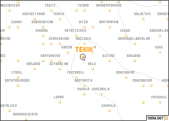 map of Tekik