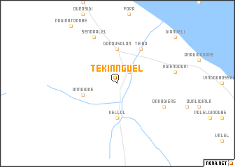 map of Tékinnguel