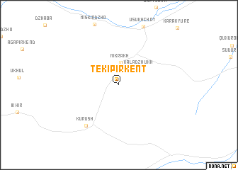 map of Tekipirkent