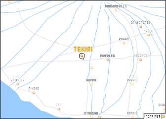 map of Te Kiri