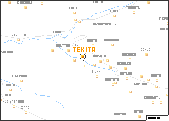 map of Tekita