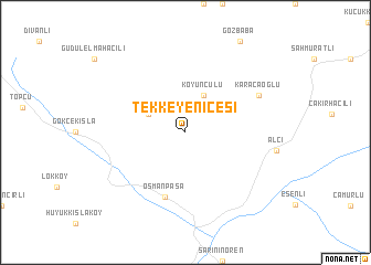 map of Tekkeyenicesi