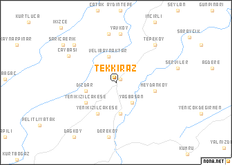 map of Tekkiraz