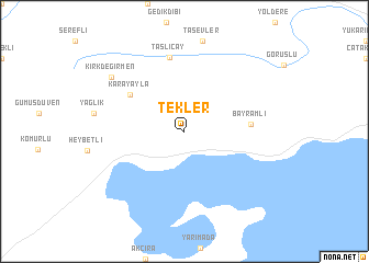 map of Tekler