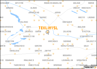 map of Teklimyśl