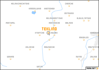 map of Teklino