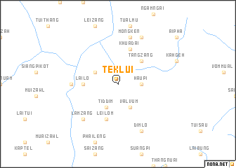 map of Teklui