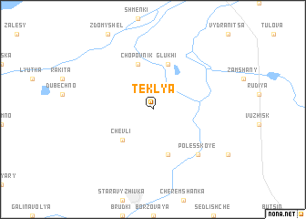 map of Teklya