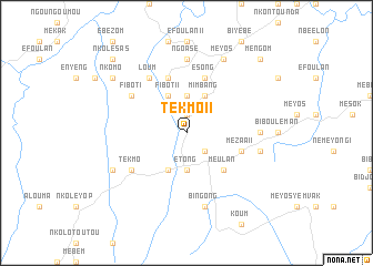 map of Tekmo II