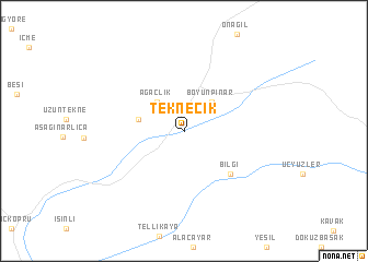 map of Teknecık