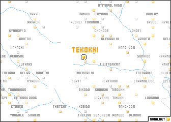 map of Tekokhi