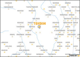 map of Tekokhi