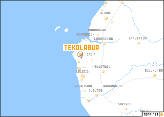 map of Tekolabua