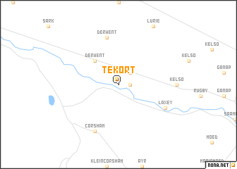 map of Tekort