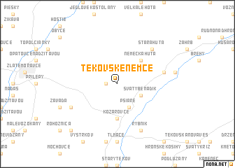 map of Tekovské Nemce