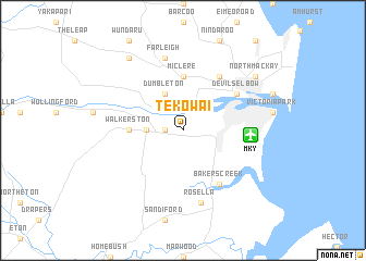 map of Te Kowai