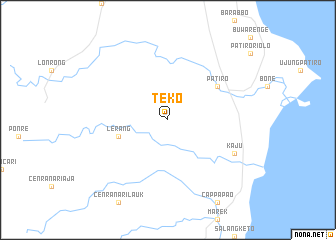 map of Teko