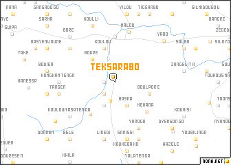 map of Teksarabo