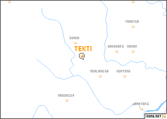 map of Tekti