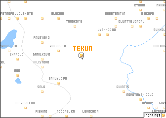 map of Tekun