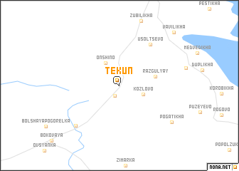 map of Tekun