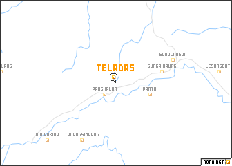 map of Teladas