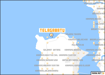 map of Telaga Batu