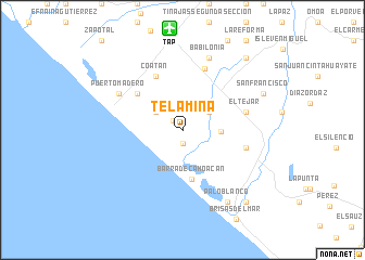 map of Telámina