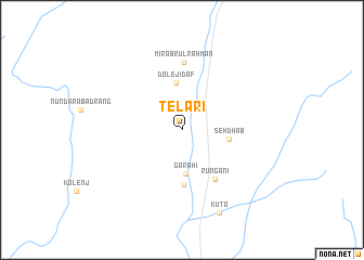 map of Telāri