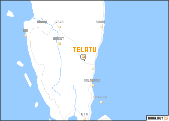 map of Telatu