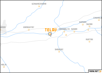 map of Telav