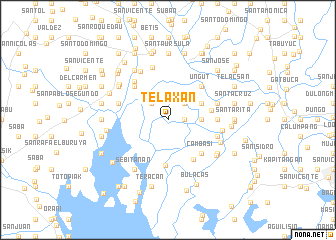 map of Telaxan