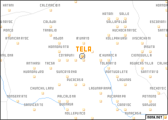 map of Tela