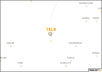 map of Tela