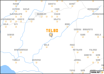 map of Tʼelbo