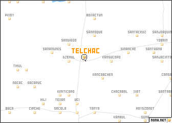 map of Telchac